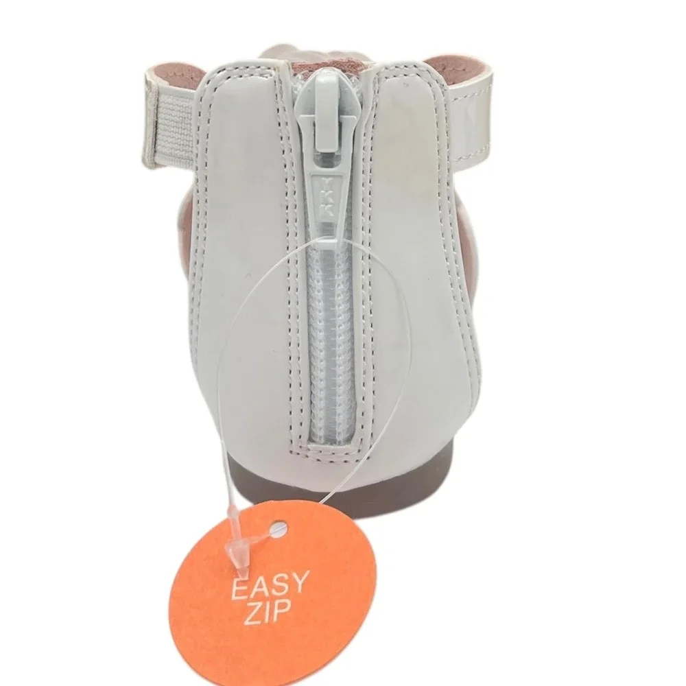 Jumping Beans Toddler‎ Girls Extravagant Fashion Sandals Size 9 Solid White